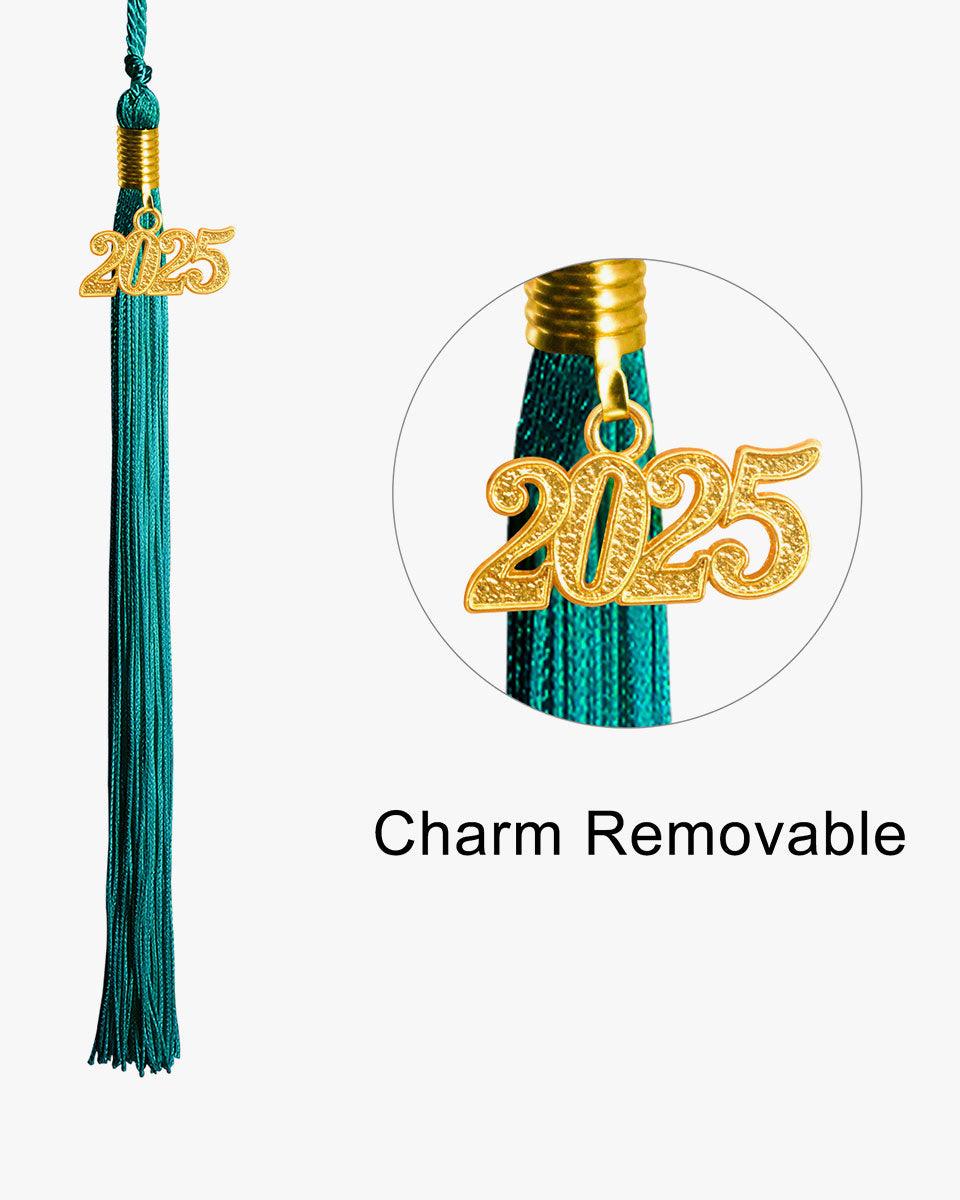 Solid Color Graduation Tassel - 18 Colors Available - Graduation Gown 