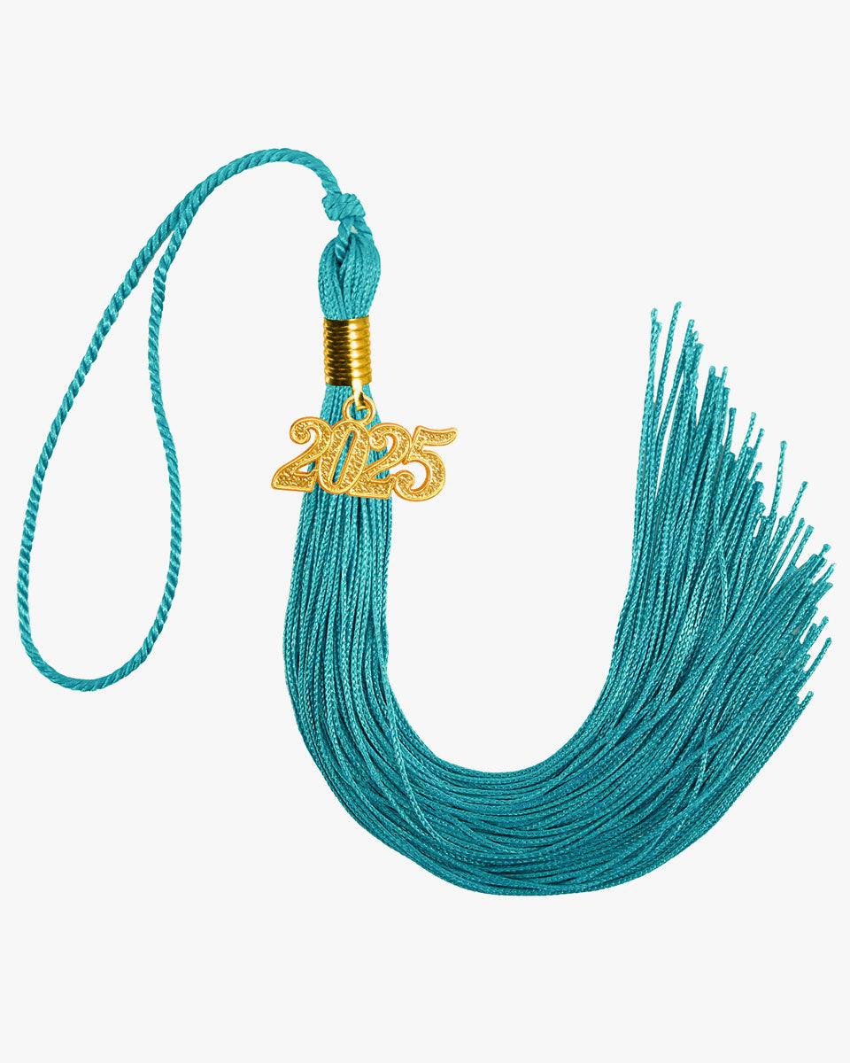 Solid Color Graduation Tassel - 18 Colors Available - Graduation Gown 
