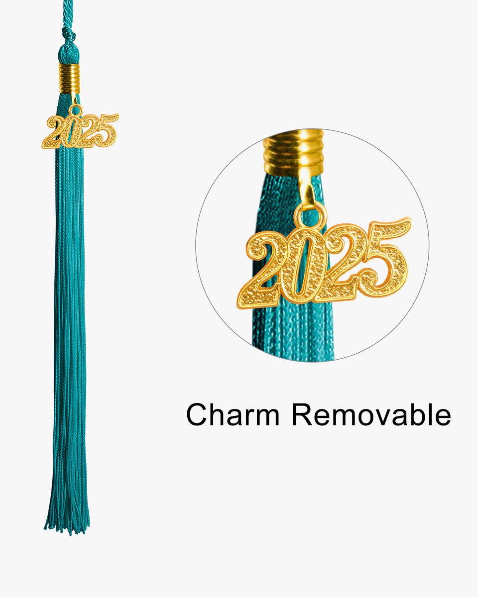 Solid Color Graduation Tassel - 18 Colors Available - Graduation Gown 