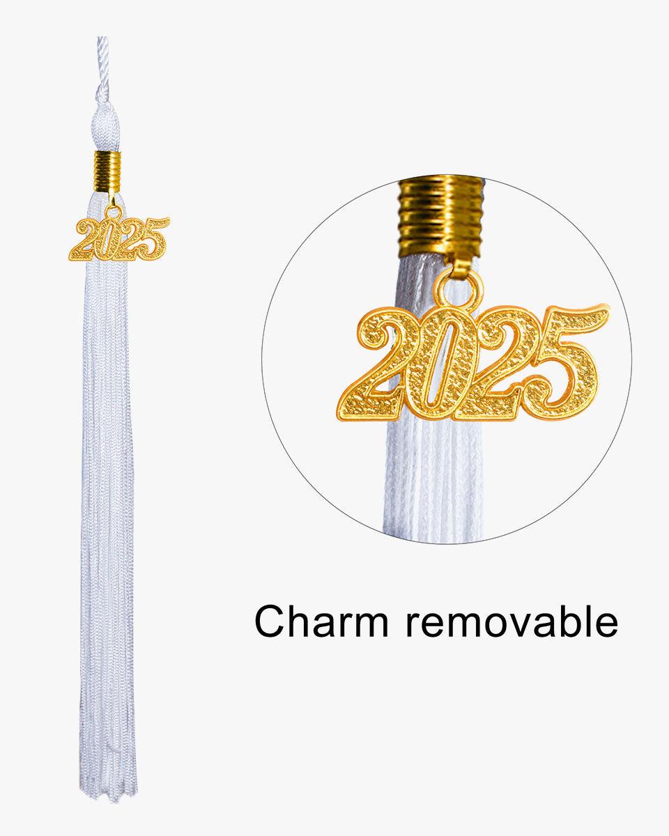 Solid Color Graduation Tassel - 18 Colors Available - Graduation Gown 