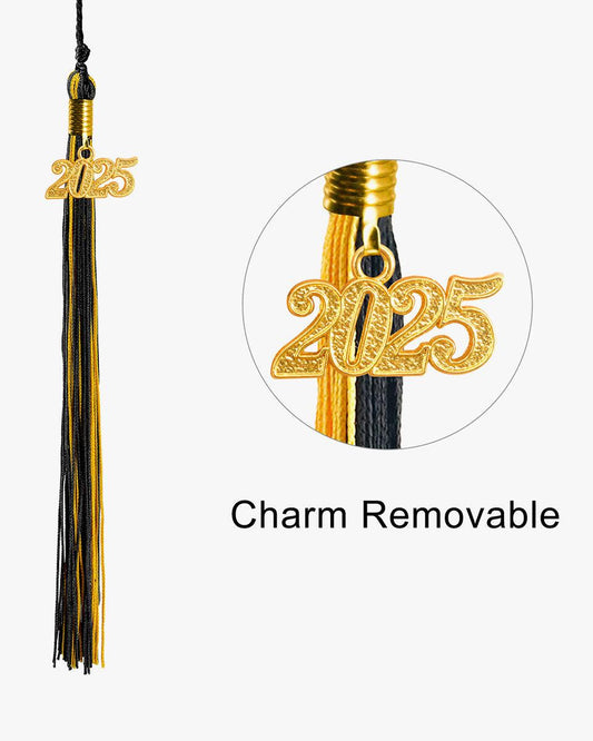 Combo Color Graduation Tassel - 16 Color Combinations Available - Graduation Gown 