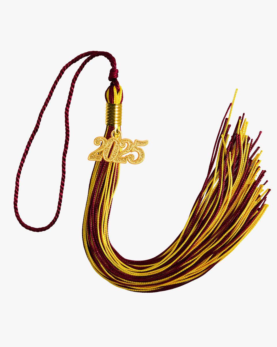 Combo Color Graduation Tassel - 16 Color Combinations Available - Graduation Gown 