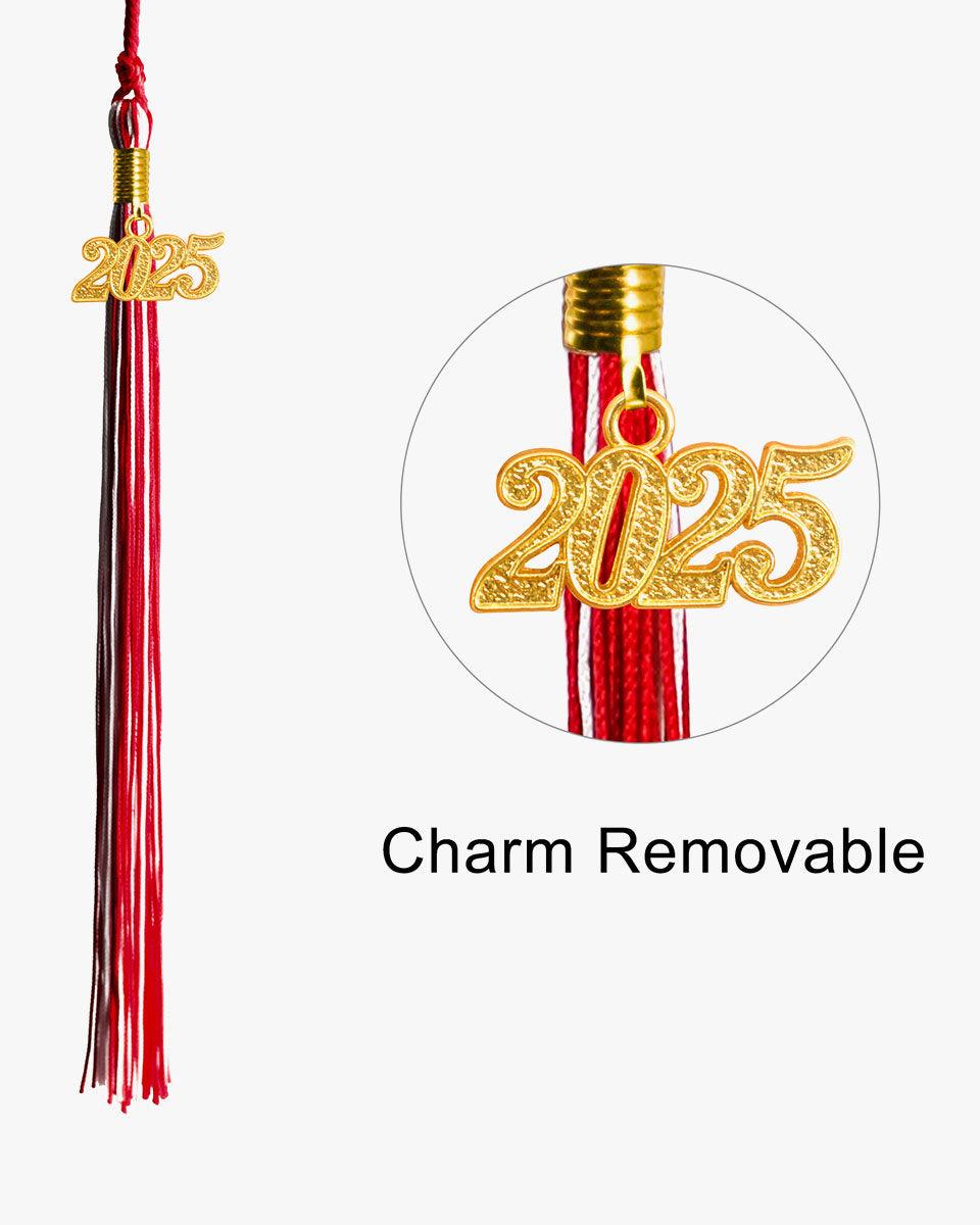 Combo Color Graduation Tassel - 16 Color Combinations Available - Graduation Gown 