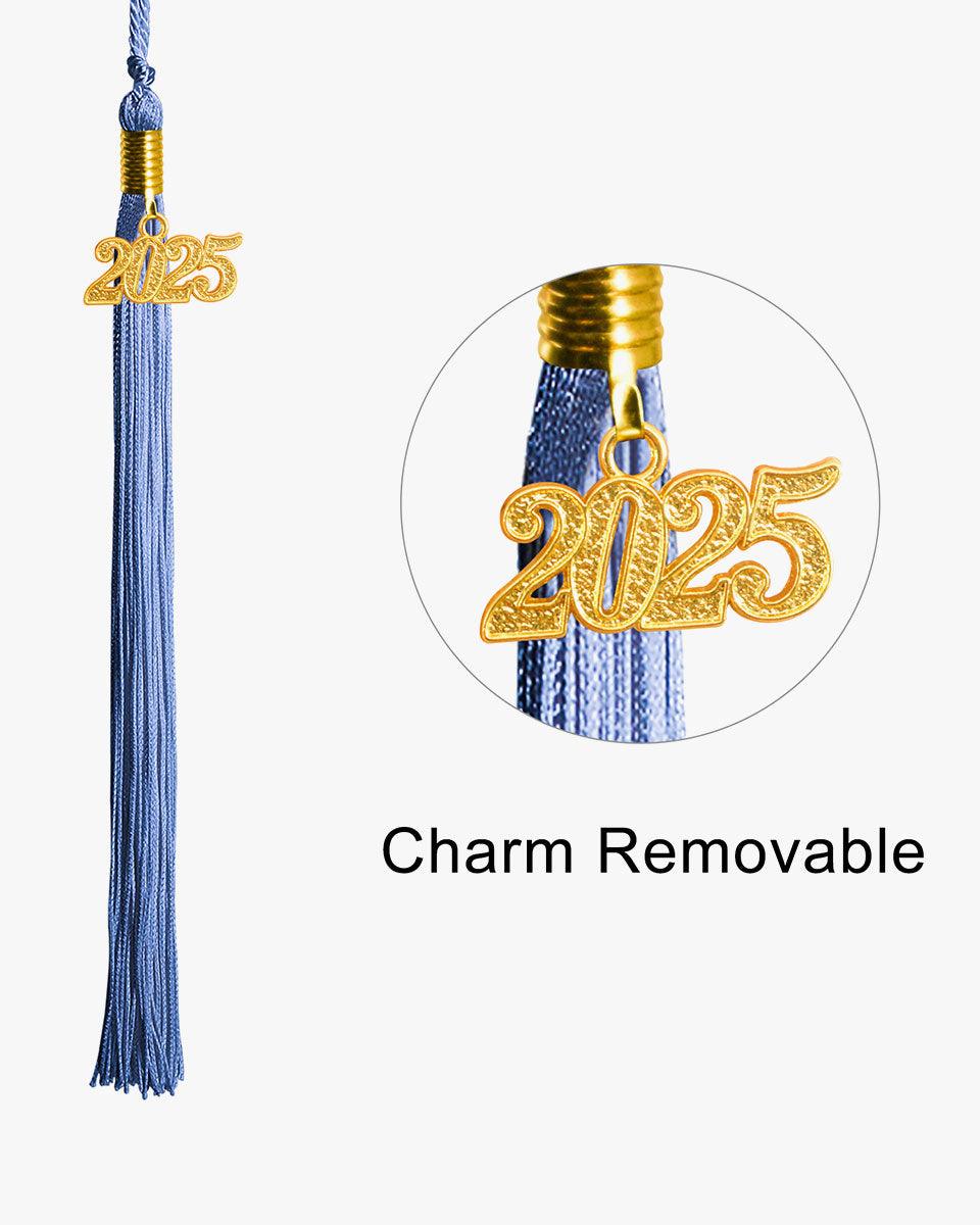 Solid Color Graduation Tassel - 18 Colors Available - Graduation Gown 