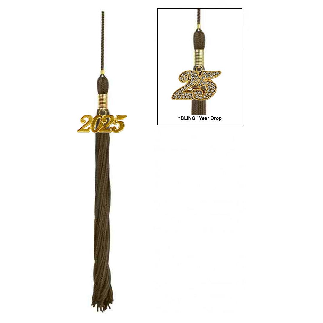 Shiny Brown Bachelors Cap & Gown - Graduation Gown 