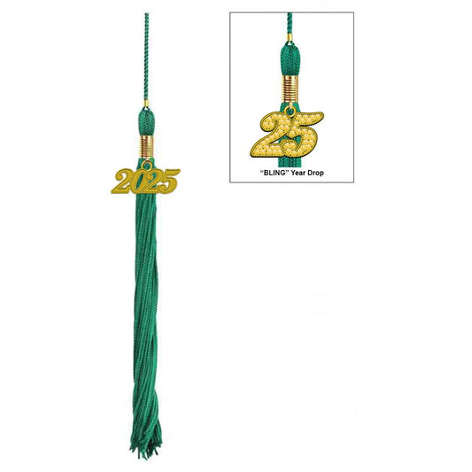 Emerald Green Academic Graduation Tassel - Graduation Gown 