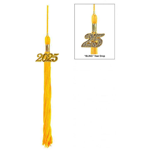 Matte Gold Elementary Cap & Tassel - Graduation Gown 