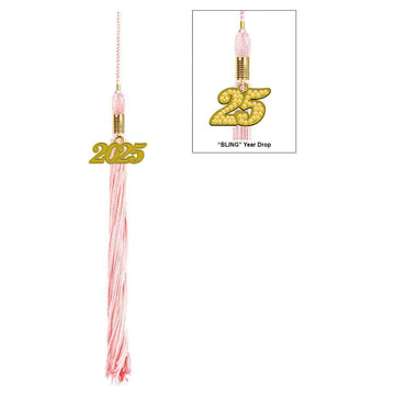 Pink Academic Graduation Tassel - Graduation Gown 