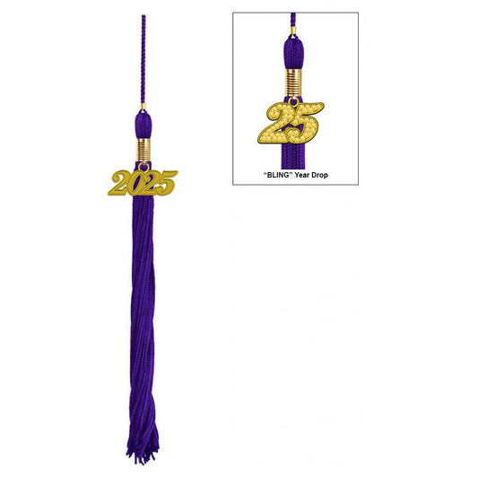 Matte Purple Kindergarten/Preschool Cap & Tassel - Graduation Gown 