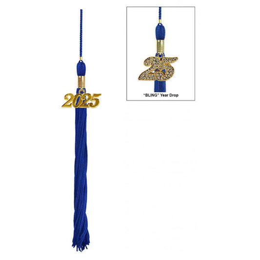Shiny Royal Blue Kindergarten/Preschool Cap & Tassel - Graduation Gown 