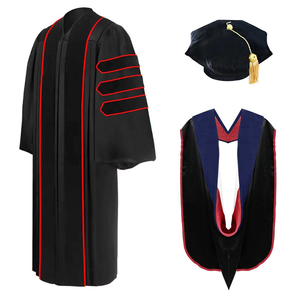 Doctoral Regalia Package for Indiana University Bloomington Graduation - Graduation Gown 