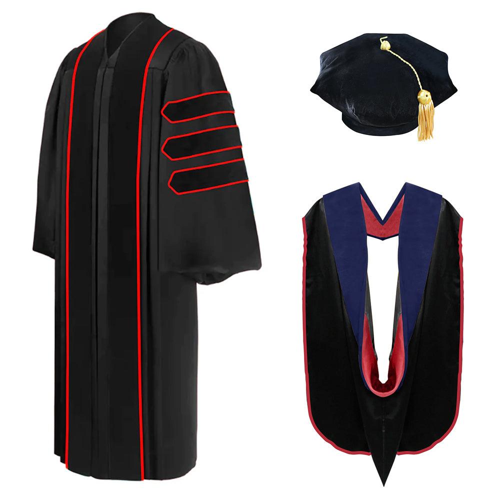 Doctoral Regalia Package for Texas Tech University Graduation - Graduation Gown 