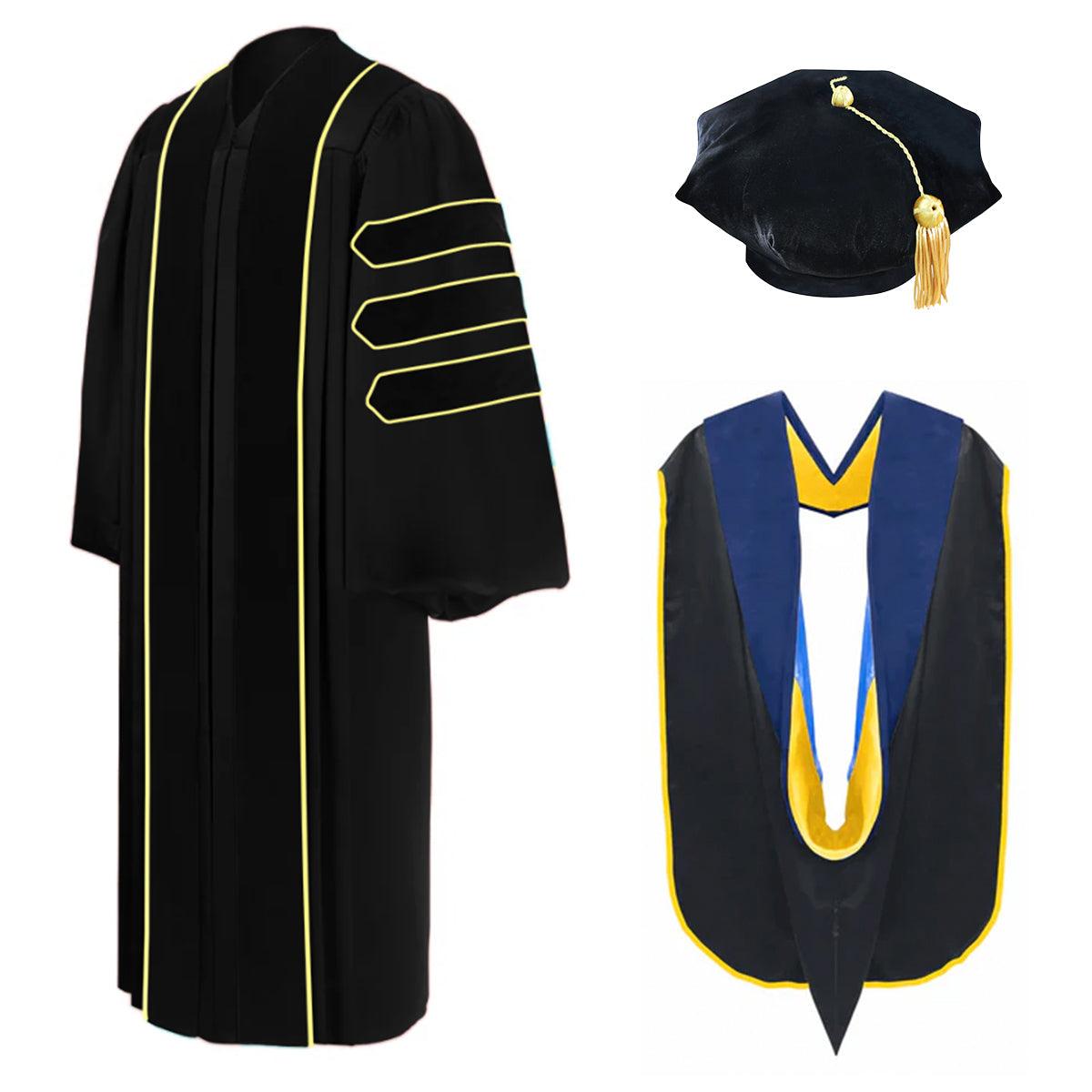 Doctoral Regalia Package for UC San Diego Graduation - Graduation Gown 