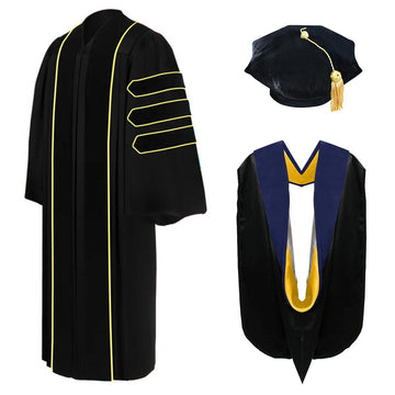 Doctoral Regalia Package for Colorado Boulder Graduation - Graduation Gown 