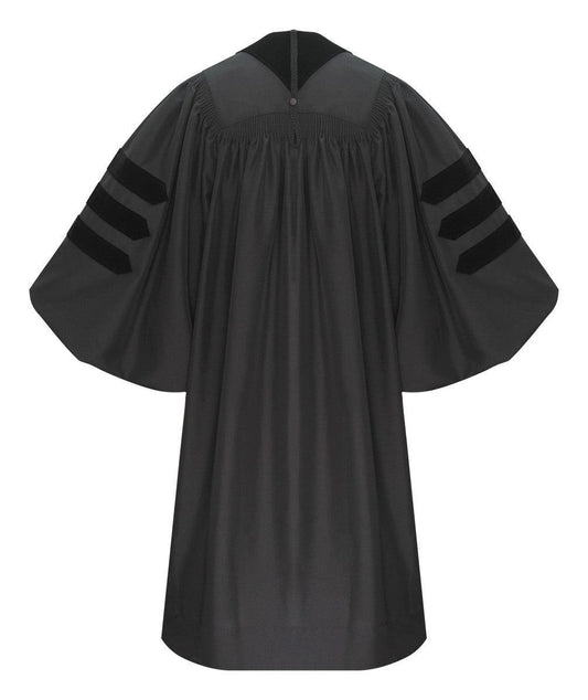 Deluxe Doctorate Gown - Graduation Gown 