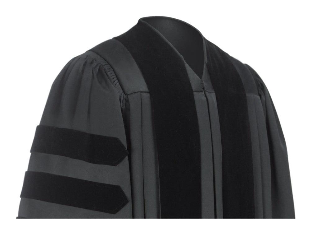 Deluxe Doctorate Gown - Graduation Gown 