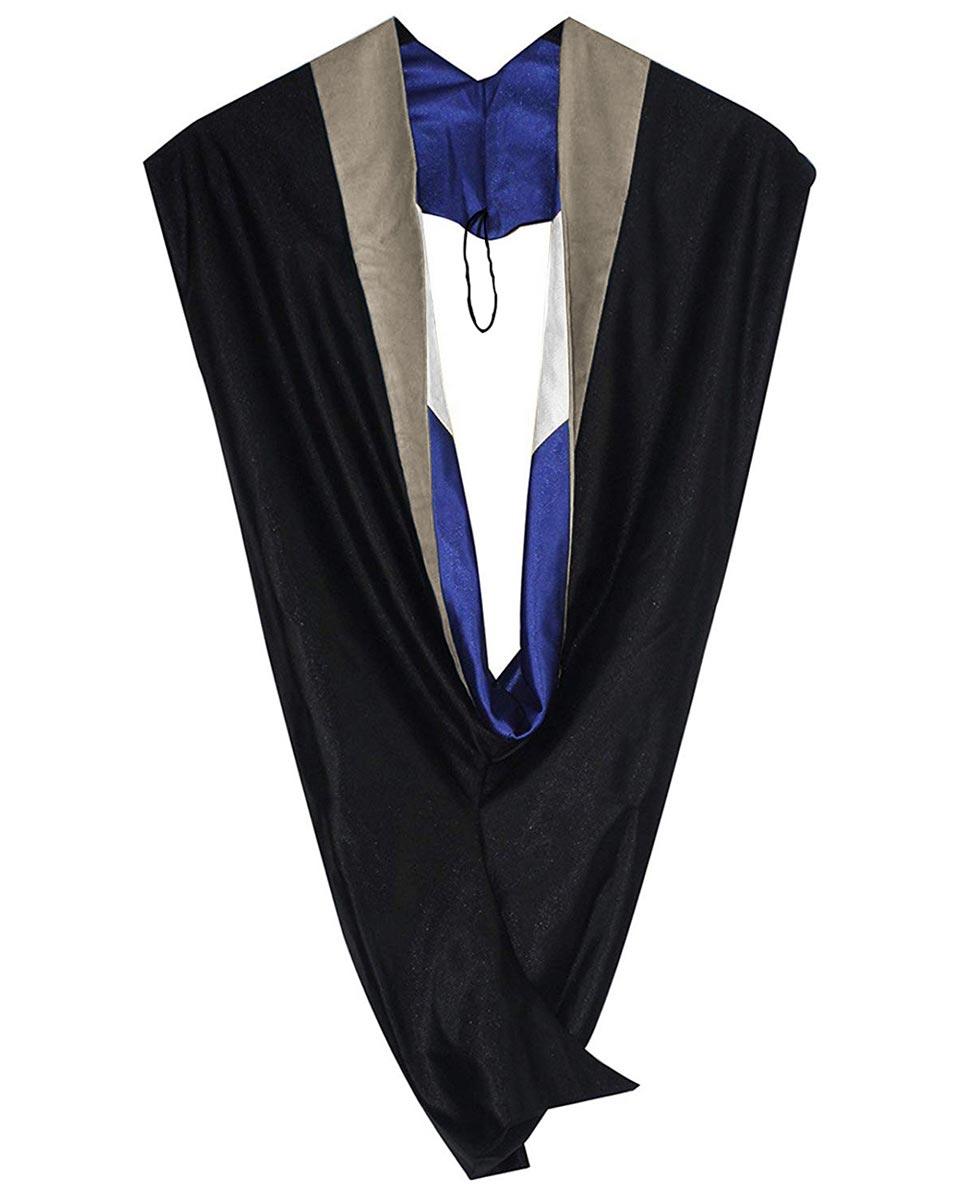 Deluxe Bachelor Hood - 15 Color Combinations Available - Graduation Gown 