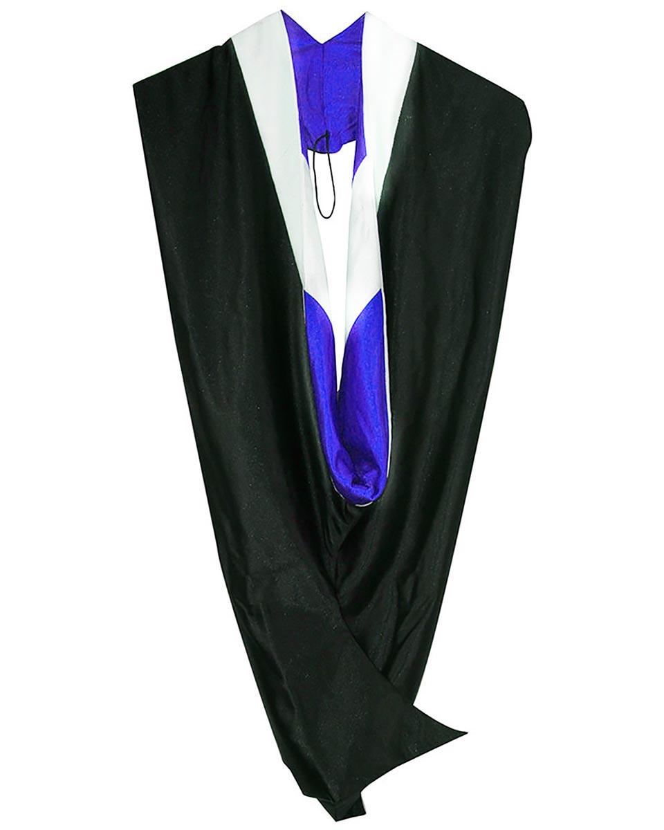 Deluxe Bachelor Hood - 15 Color Combinations Available - Graduation Gown 