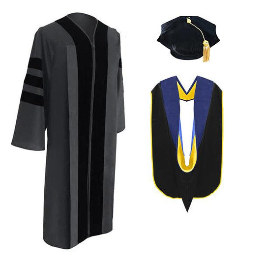 Classic Doctoral Regalia Package for UC Riverside Graduation - Graduation Gown 