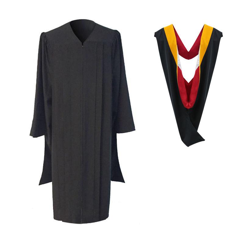 Classic Masters Academic Gown & Hood Package - Graduation Gown 
