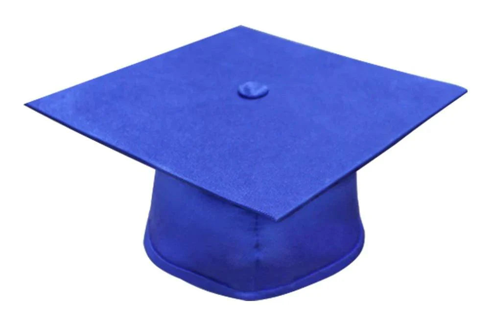 Matte Royal Blue Kindergarten/Preschool Cap - Graduation Gown 
