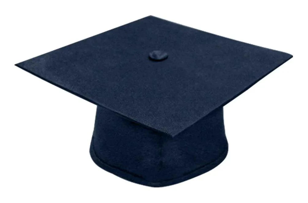 Matte Navy Blue Kindergarten/Preschool Cap - Graduation Gown 