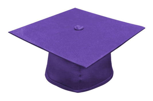 Matte Purple Elementary Cap - Graduation Gown 