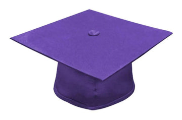 Matte Purple Kindergarten/Preschool Cap - Graduation Gown 