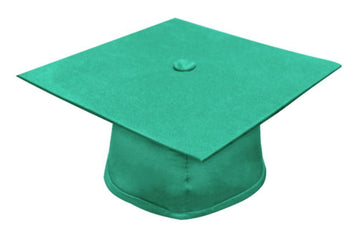Matte Emerald Green Elementary Cap - Graduation Gown 