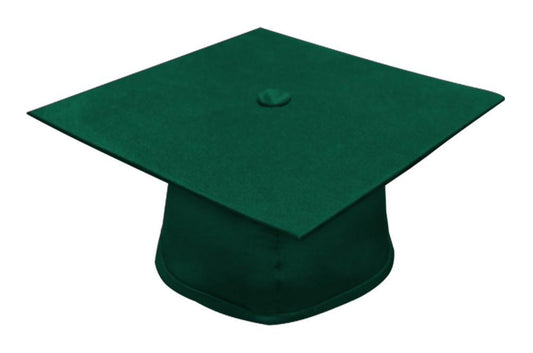 Matte Hunter Bachelors Academic Cap - Graduation Gown 