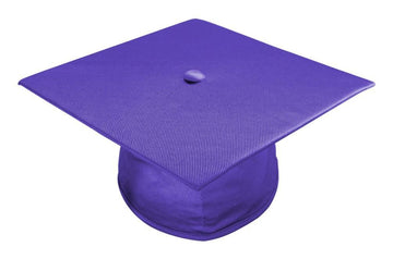Shiny Purple Elementary Cap - Graduation Gown 