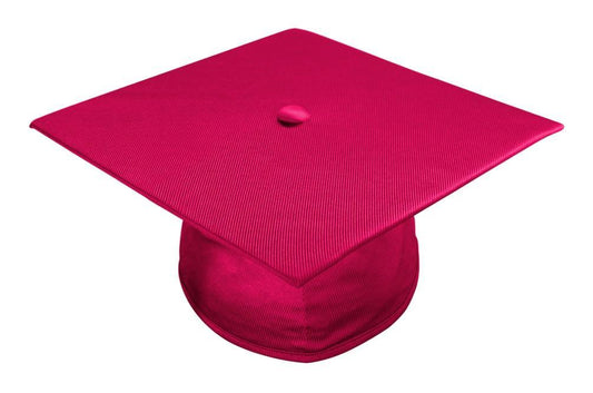 Shiny Red Bachelors Graduation Cap - Graduation Gown 