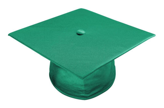 Shiny Emerald Green Bachelors Graduation Cap - Graduation Gown 