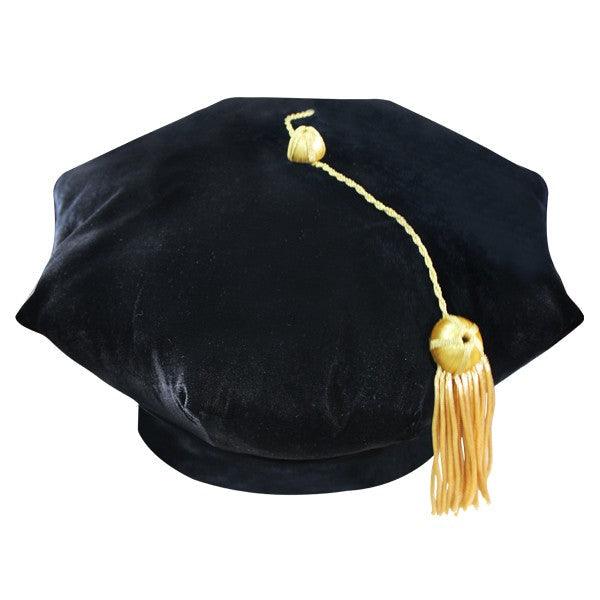 Deluxe Doctorate 8 Sided Tam - Graduation Gown 