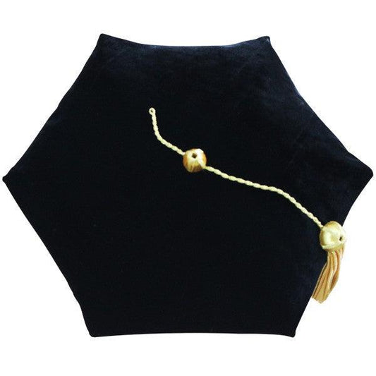 Deluxe Doctorate 6 Sided Tam - Graduation Gown 