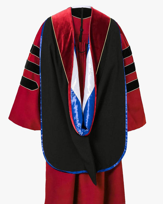 Custom Deluxe PHD Doctoral Hood - Graduation Gown 