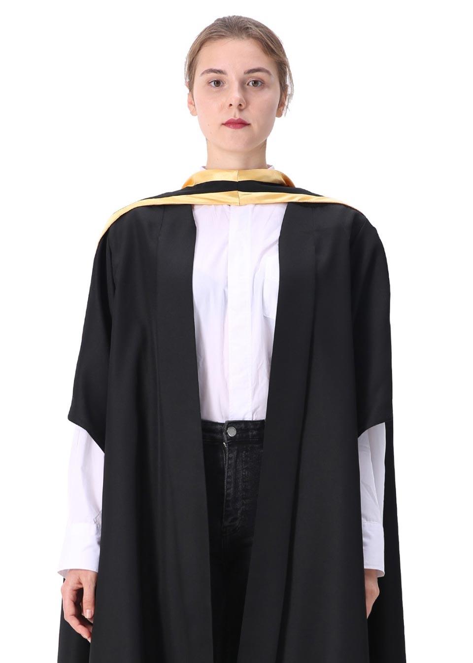 Custom Exquisite UK British Style Graduation Academic Hood - Graduation Gown 