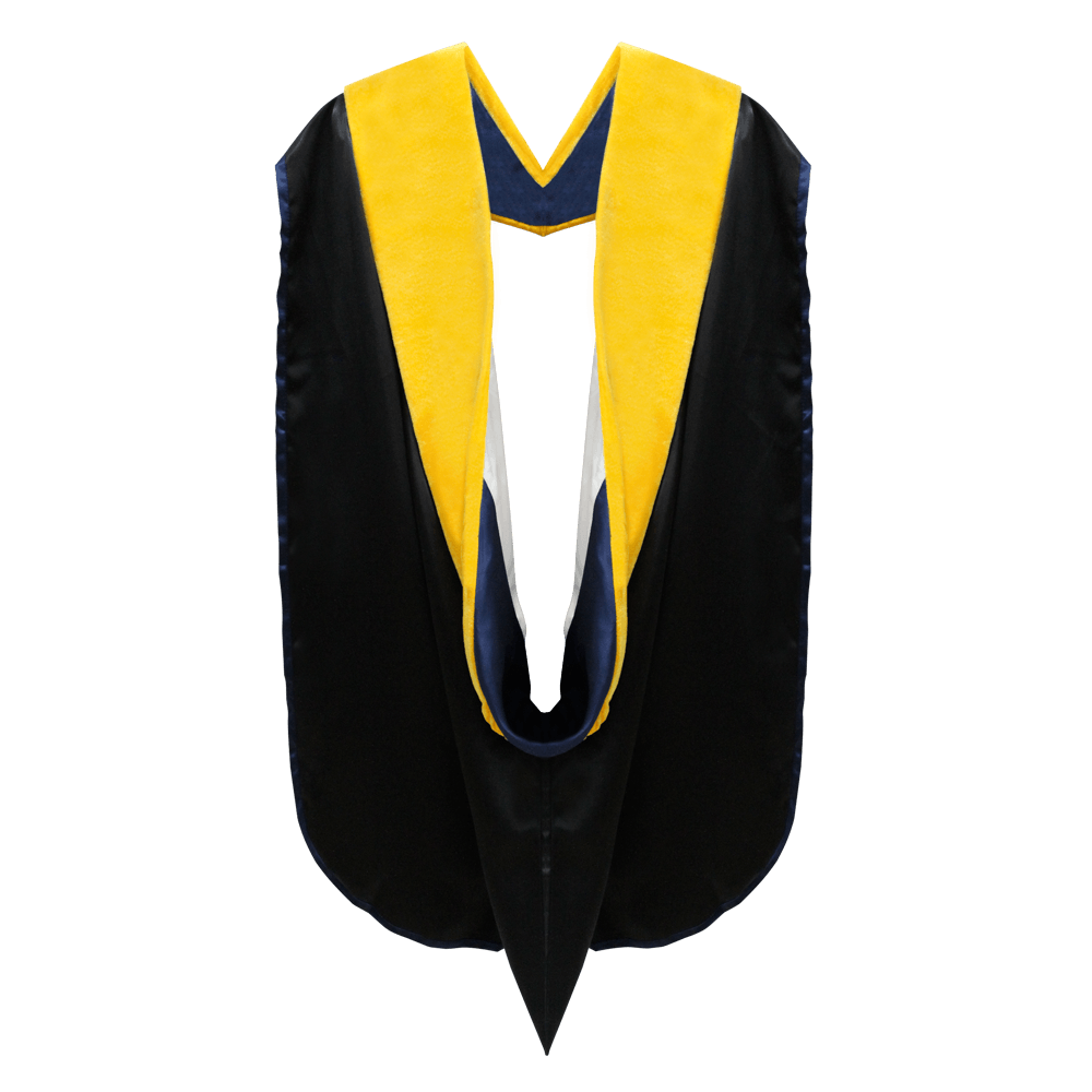 Deluxe Doctorate Hood - CUSTOM YOUR OWN - Graduation Gown 