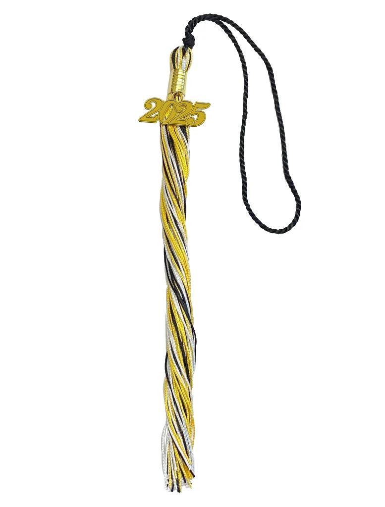Triple Color Graduation Tassel - Graduation Gown 