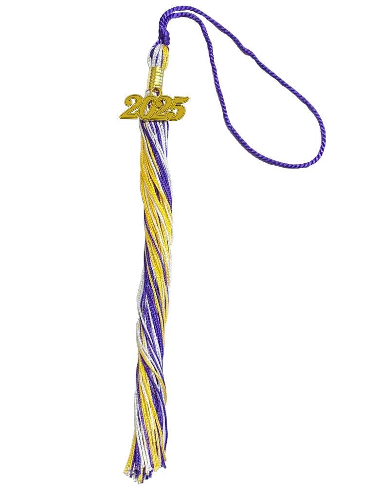 Triple Color Graduation Tassel - Graduation Gown 
