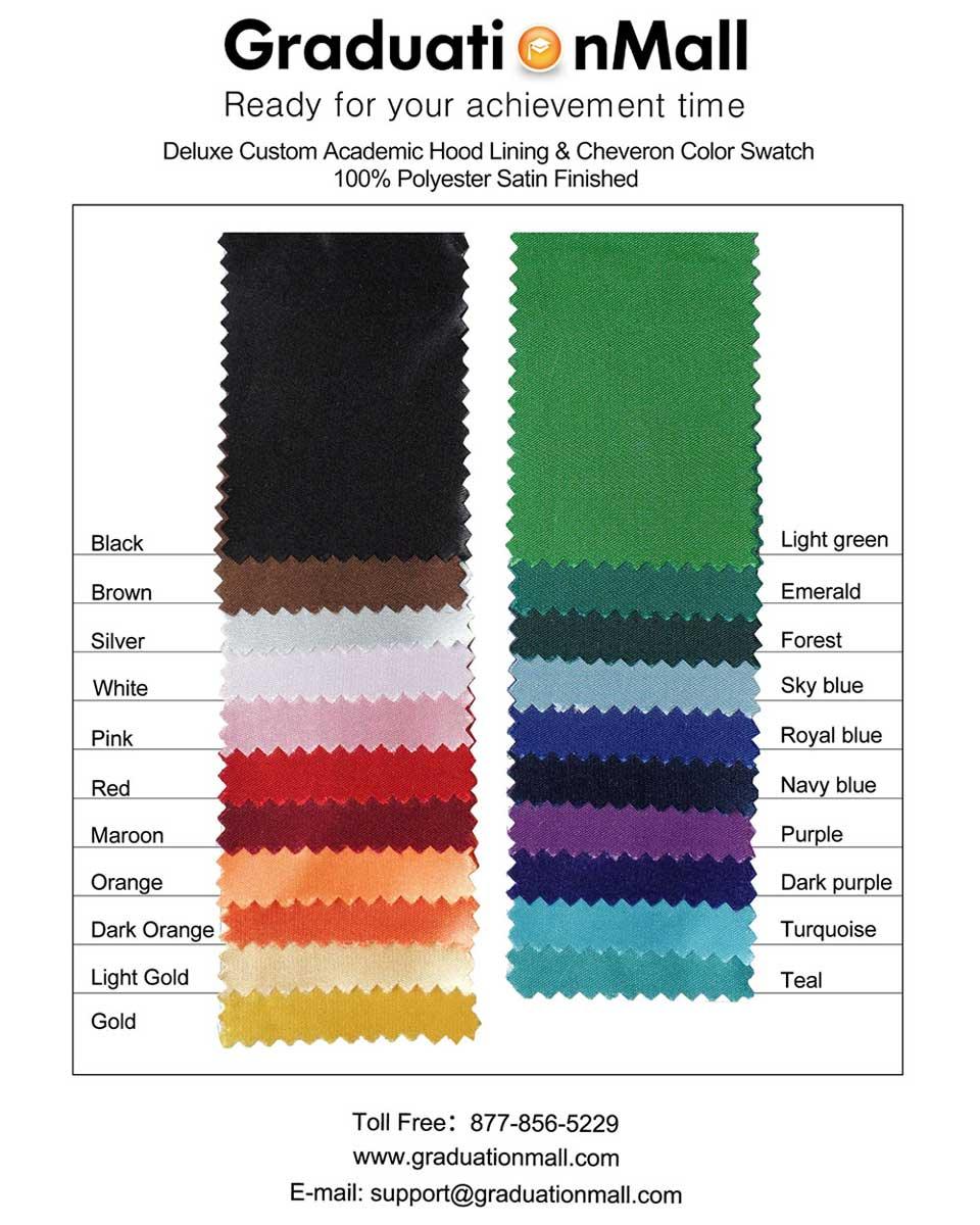 Custom Deluxe Bachelor Hood - Graduation Gown 