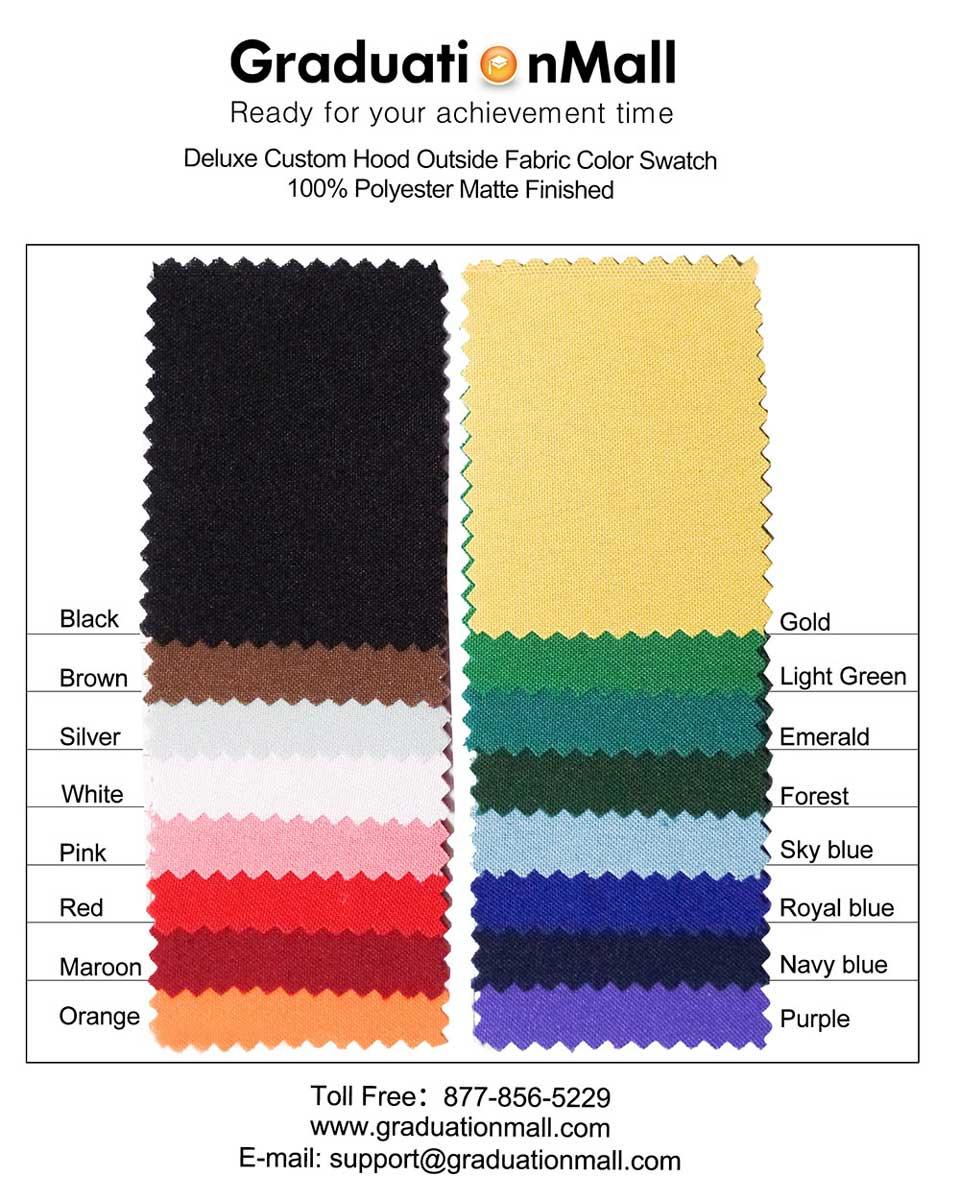 Custom Deluxe Bachelor Hood - Graduation Gown 