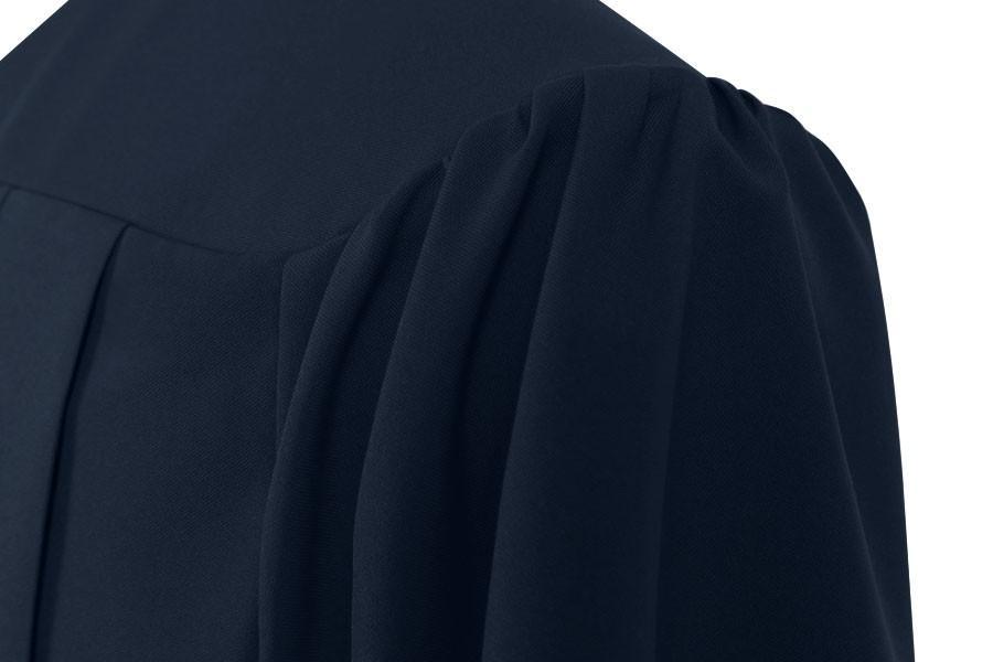 Matte Navy Blue High School Gown - Graduation Gown 