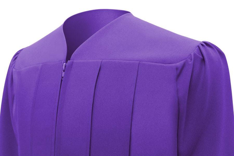 Matte Purple Elementary Gown - Graduation Gown 