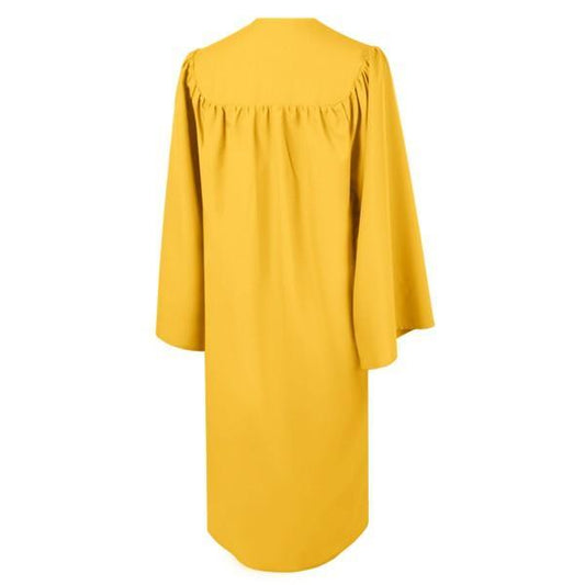 Matte Gold High School Gown - Graduation Gown 
