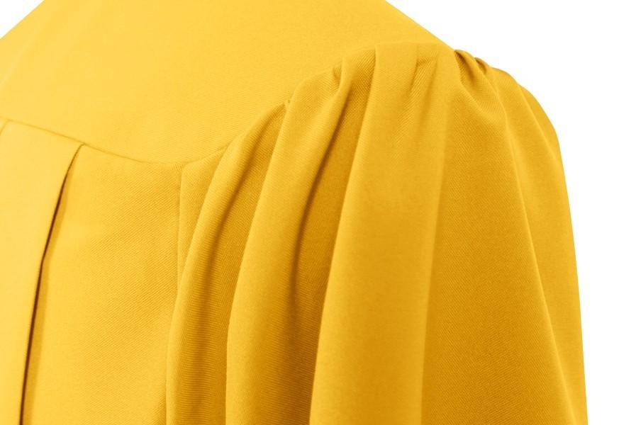 Matte Gold High School Gown - Graduation Gown 