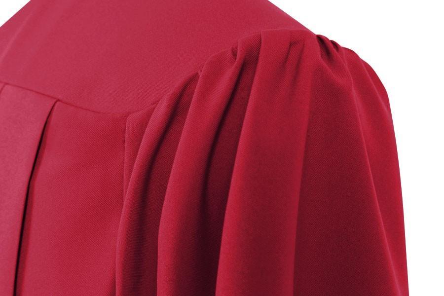 Matte Red Junior High/Middle School Gown - Graduation Gown 