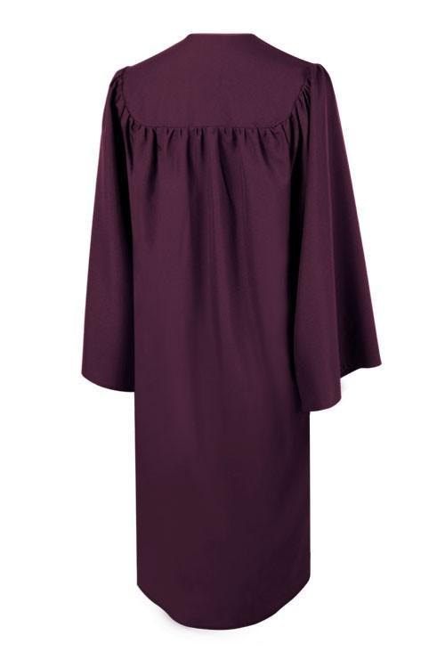 Matte Maroon Bachelors Academic Gown - Graduation Gown 