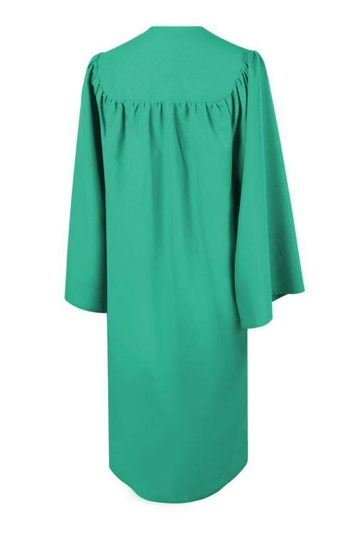 Matte Emerald Green Junior High/Middle School Gown - Graduation Gown 