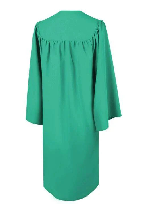Matte Emerald Green Bachelors Cap & Gown - Graduation Gown 